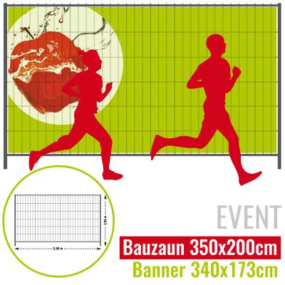 Bauzaunbanner für Veranstaltungen